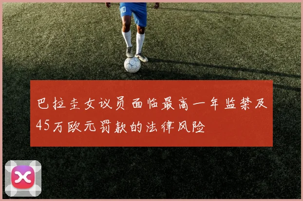 巴拉圭女议员面临最高一年监禁及45万欧元罚款的法律风险