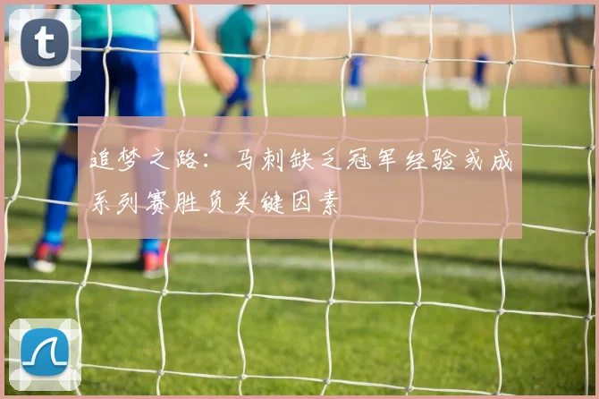 追梦之路：马刺缺乏冠军经验或成系列赛胜负关键因素